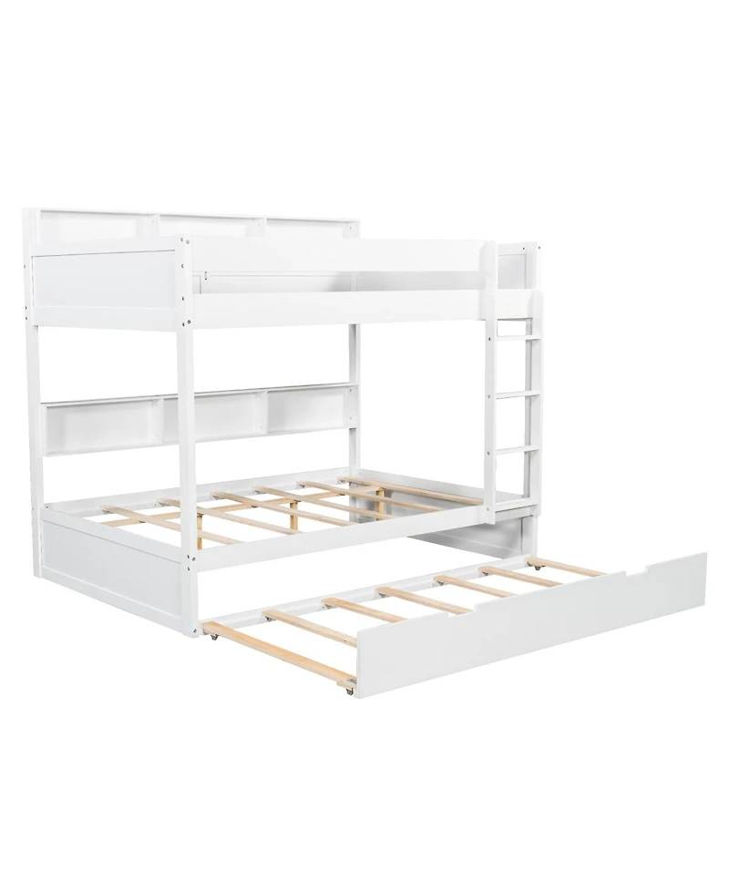 Streamdale Furniture Full over full bunk bed with trundle