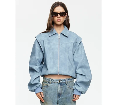 Lioness Women's Vista Spread Collar Bomber Jacket