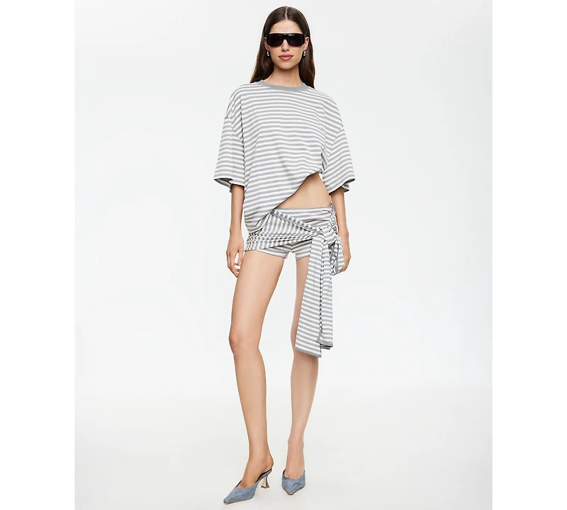 Lioness Women's Striped Crewneck T-Shirt