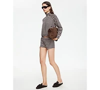 Lioness Women's Striped Funnel Neck Jacket