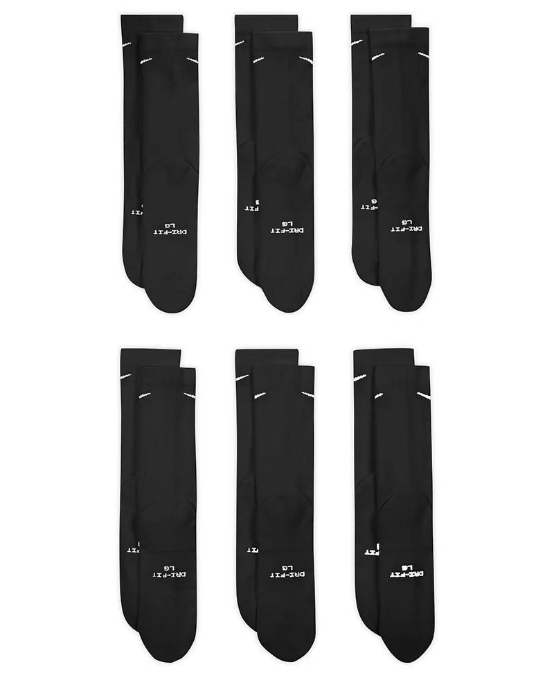 Nike Men's Elevated Everyday Crew Socks, 6-Pack