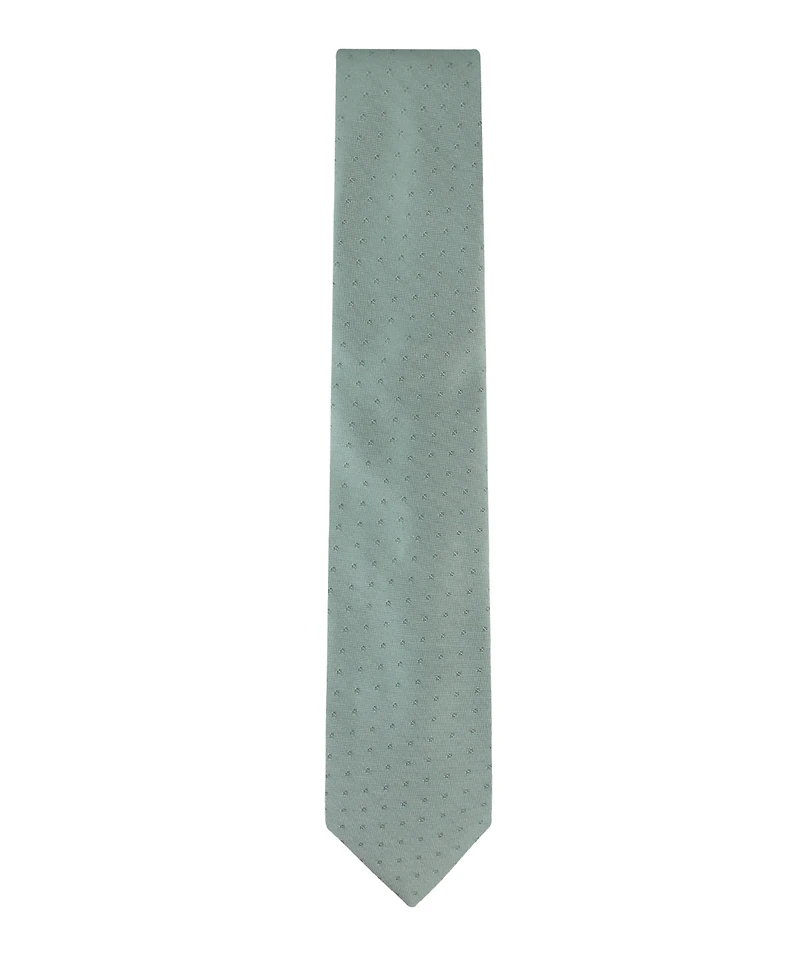 Calvin Klein Men's Brack Solid Unsolid Pattern Classic Tie
