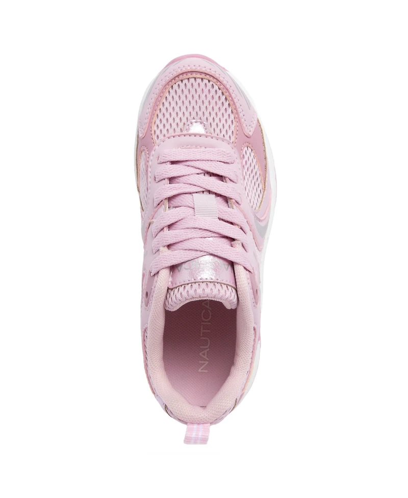 Nautica Little Girls' Chunky Lace-Up Sneaker