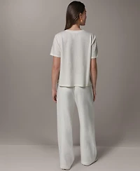 Donna Karan Weekend Women's Striped Short-Sleeve T-Shirt