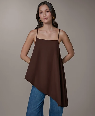 Donna Karan Weekend Women's Square Neck Cami Blouse