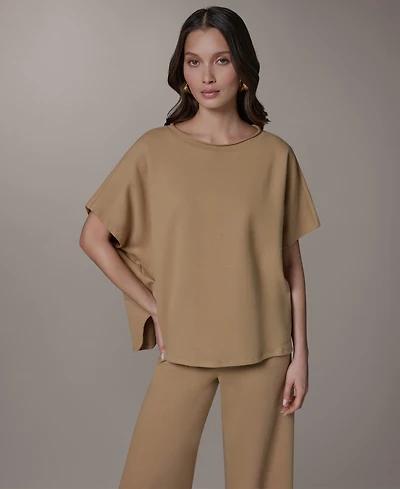 Donna Karan Weekend Women's Boat Neck Top