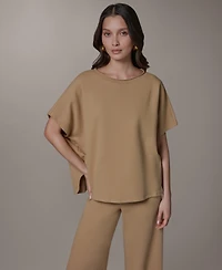 Donna Karan Weekend Women's Boat Neck Top