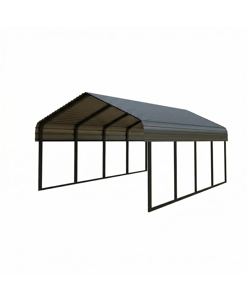 Mondawe 10x20 ft. Stainless Steel Carport Shelter