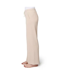 Free Country Women's Ripple Knit Long Wide Leg Pant