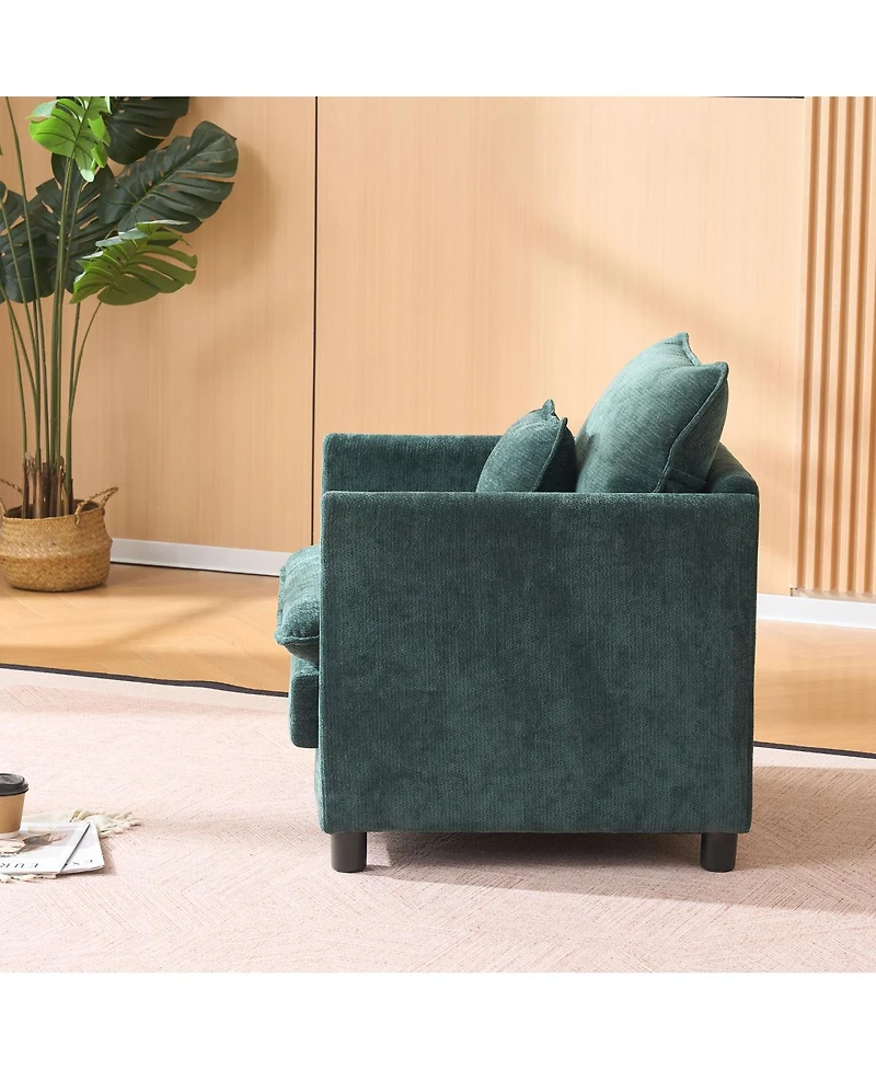 Streamdale Furniture Padded Armchair with 3-Pillow Comfort Set