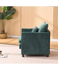 Streamdale Furniture Padded Armchair with 3-Pillow Comfort Set