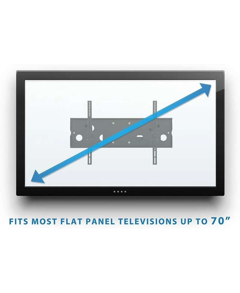 Mount-It Mi-319L Full Motion Tv Wall Mount with Long Extension for 43" to 70" TVs