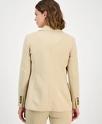 Anne Klein Women's Faux Double-Breasted Blazer