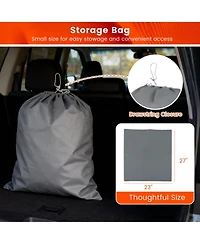 Gouun 190-in Universal Fit Suv Car Cover, Waterproof Uv Protection with Storage Bag