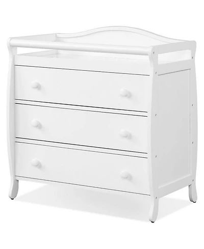 Gouun Baby Changing Table with 3 Storage Drawers and Safety Belt