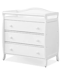 Gouun Baby Changing Table with 3 Storage Drawers and Safety Belt