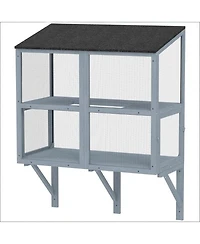 Zeus and Ruta Heavy Duty Outdoor Cat Catio with Mesh Cover for Indoor Cats