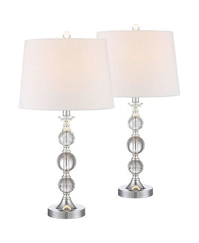 360 Lighting Solange Modern Table Lamps 25" High Set of 2