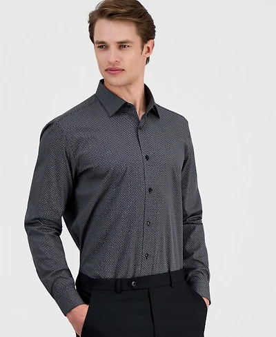 Hugo by Boss Men's Modern-Fit Patterned Dress Shirt