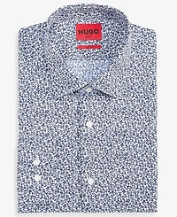Hugo by Boss Men's Modern-Fit Patterned Dress Shirt