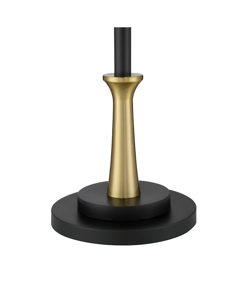 Possini Euro Design Burbank Modern 64" Tall Standing Floor Lamps Set of 2 Lights Task Downbridge Metal Brass Finish Bedroom