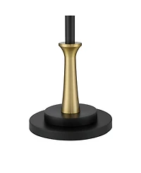 Possini Euro Design Burbank Modern 64" Tall Standing Floor Lamps Set of 2 Lights Task Downbridge Metal Brass Finish Bedroom