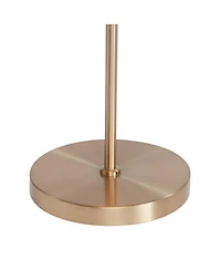 Possini Euro Design Brella 24 1/4"H Soft and Rattan 2-Light Table Lamp