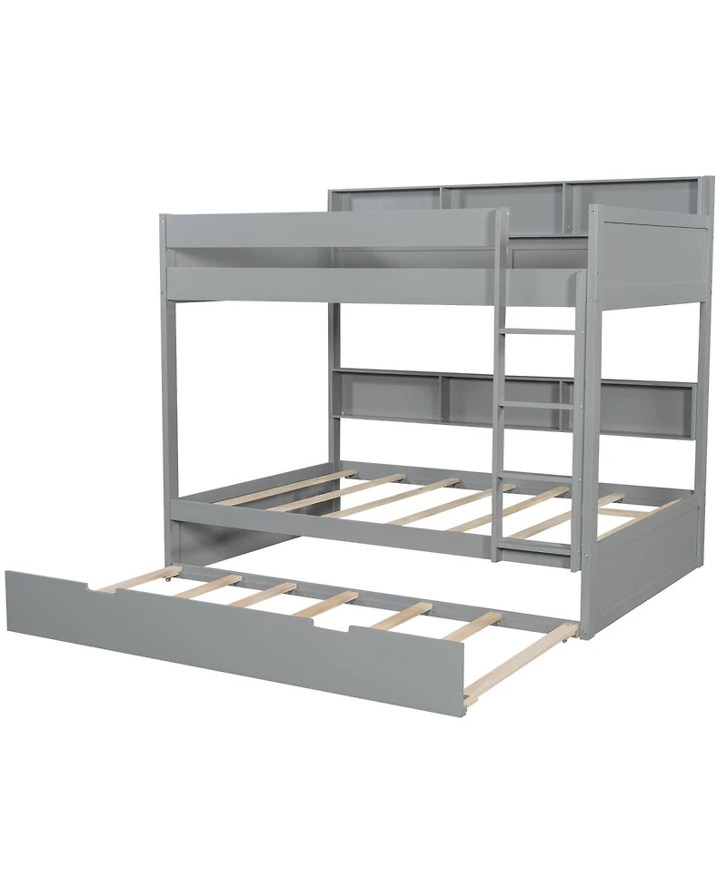 Streamdale Furniture Twin over twin bunk bed with trundle
