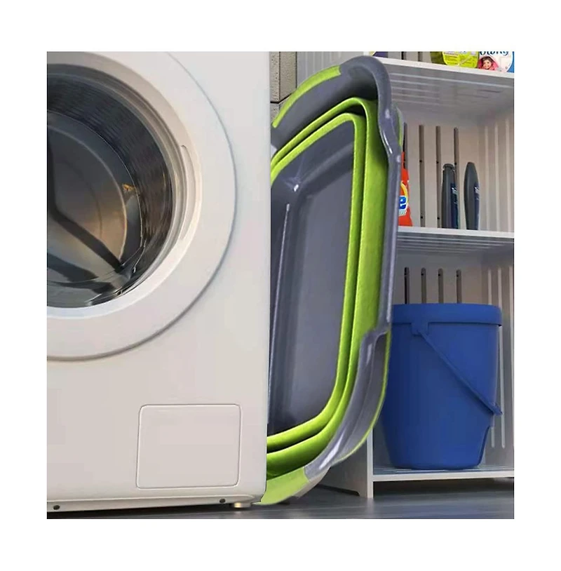 Aronkl Collapsible Pet Bathtub Multifunction Drainage Hole Hair Collector Portable Foldable Storage Organizer