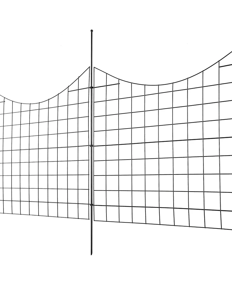 Inolait Metal Animal Barrier Fence for Outdoor Patio and Dog Containment