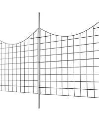 Inolait Metal Animal Barrier Fence for Outdoor Patio and Dog Containment