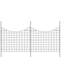Inolait Metal Animal Barrier Fence for Outdoor Patio and Dog Containment
