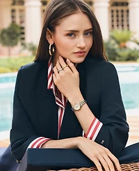 Tommy Hilfiger Women's Quartz Two Tone Stainless Steel Bracelet Watch, 25mm