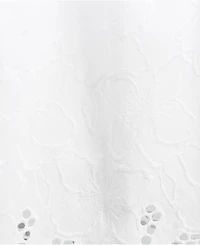 Lands' End Women's Voile Eyelet Maxi Skirt