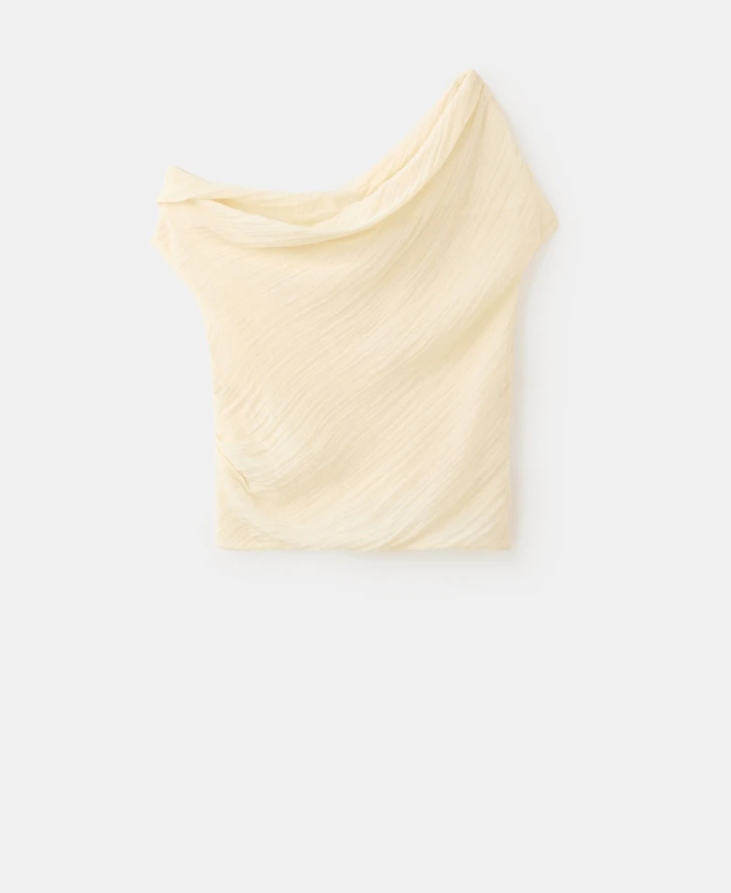 Selection Mango Women's Draped Asymmetrical Blouse