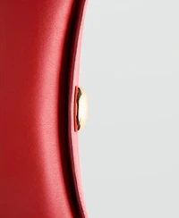 Selection Mango Women's Metal Detail Leather Shoulder Bag