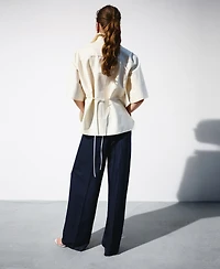 Selection Mango Women's Pinstripe Suit Pants