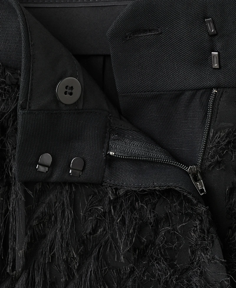 Selection Mango Women's Straight Threaded Pants