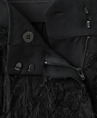 Selection Mango Women's Straight Threaded Pants