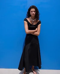 Selection Mango Women's Open Back Fitted Bodysuit