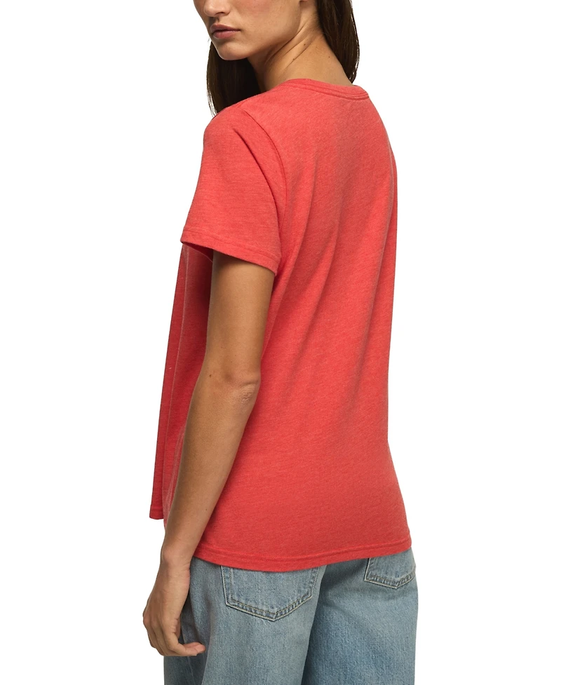 Lucky Brand Women's Coca Cola America Heart Classic Crewneck Graphic T-Shirt