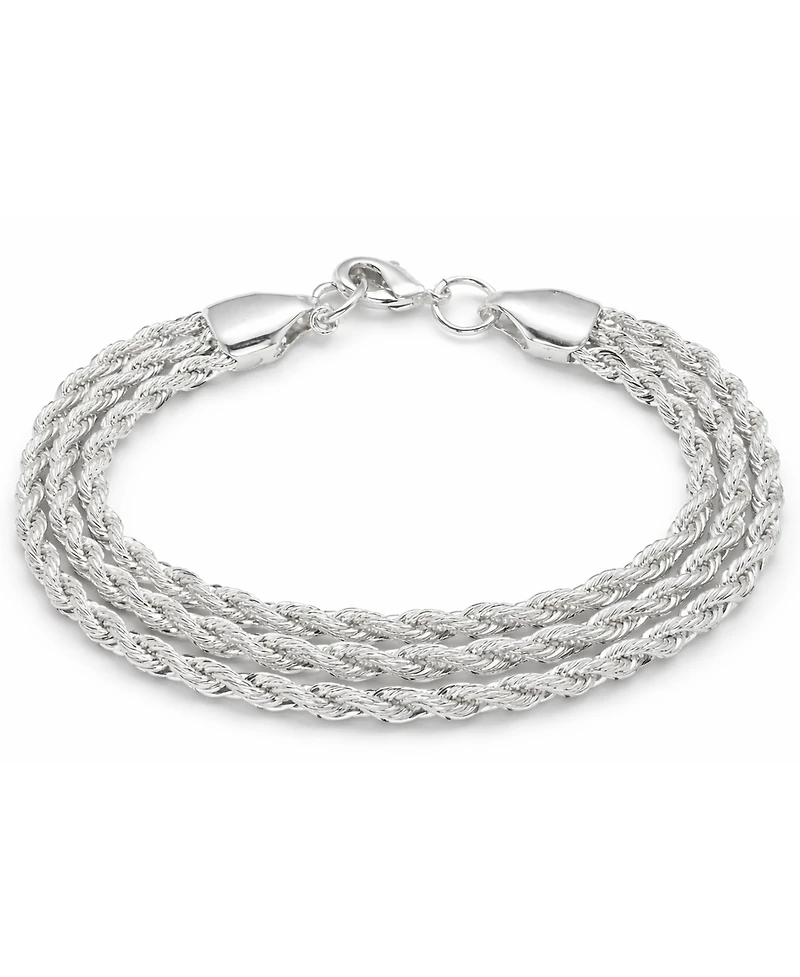 And Now This Triple Twisted Rope Chain Bracelet