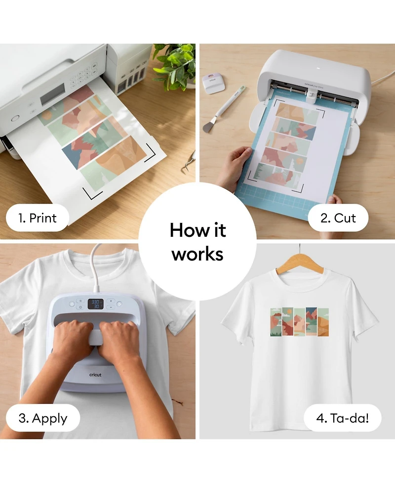 Cricut Sublimation Printer Paper - 8.5 in x 11 in, 100 Count