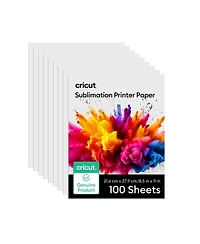 Cricut Sublimation Printer Paper - 8.5 in x 11 in, 100 Count