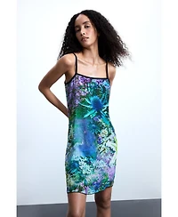 Desigual Women's Reversible Flower Dress