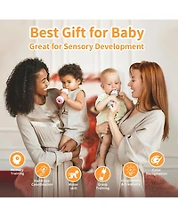 Alilo Smarty Bunny 0–24 Months Musical Light Up Sensory Educational Baby Rattle