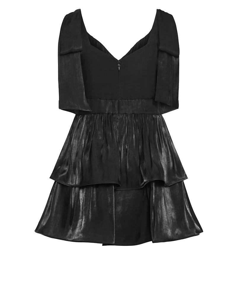 City Chic Women's Plus Betty Bow Mini Dress