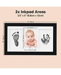 Inkless Baby Hand And Footprint Kit Frame, Mess Free Picture Frame for Newborn