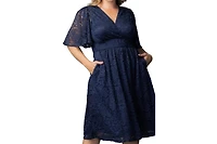 Kiyonna Plus Fable Lace Cocktail Dress