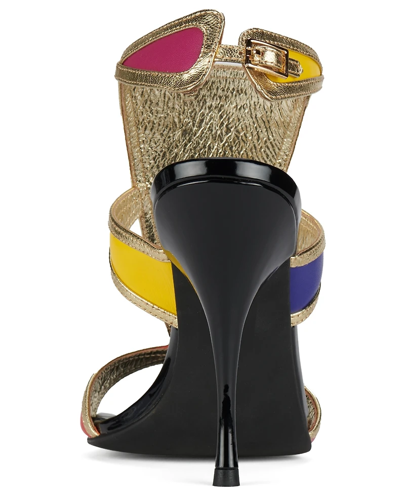 Jeffrey Campbell Women's Kaleido-f T-Starp High Heel Dress Sandals